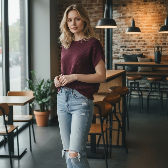 Ann Taylor Sweaters - Ann Taylor Sweater Chunky Shaker Knit Sweater Size Large NWOT $98 Retail